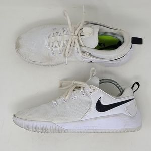Nike Zoom Hyperace 2 White Black AA0286-100 Women's Volleyball Shoe Size 9.5